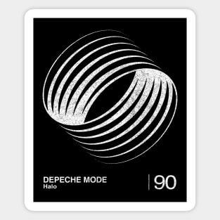Depeche Mode / Halo / Minimalist Graphic Artwork Design Magnet
